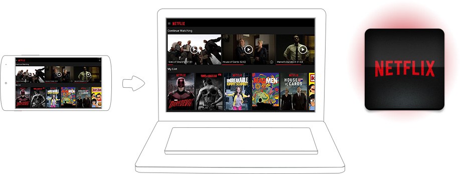 Emulate android to watch netflix on mac pc